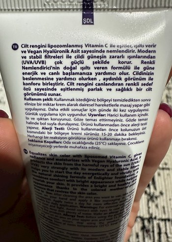 dr.Clinic SPF 50 Aydınlatıcı Yüz Kremi - Görsel 2