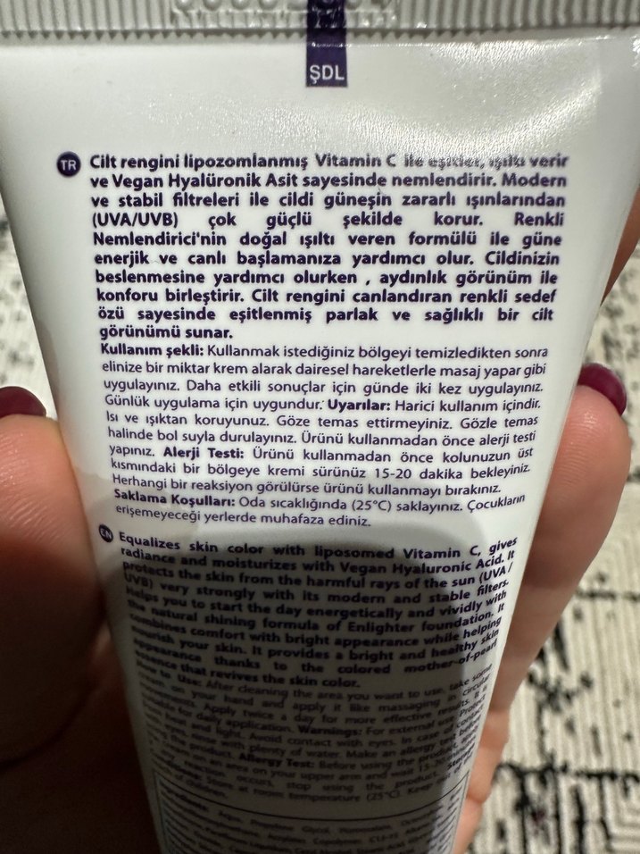 dr.Clinic SPF 50 Aydınlatıcı Yüz Kremi - Görsel 2