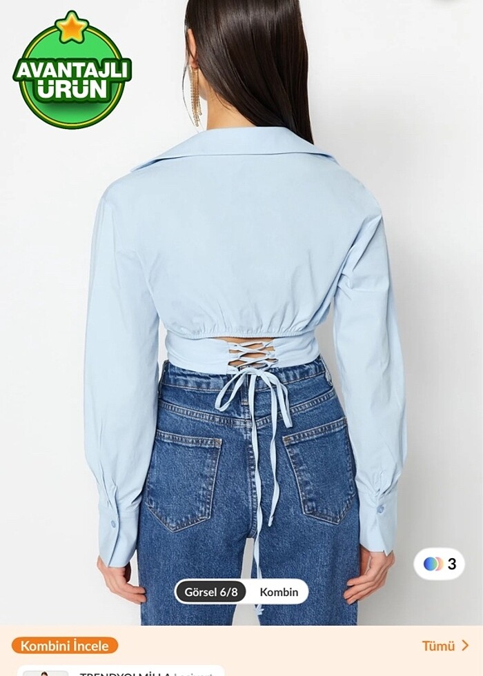 Mavi gömlek - Görsel 2
