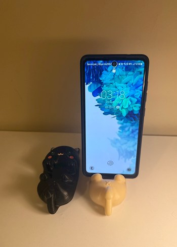 Sevimli Kedi Figürlü Telefon Tutucu - Görsel 4