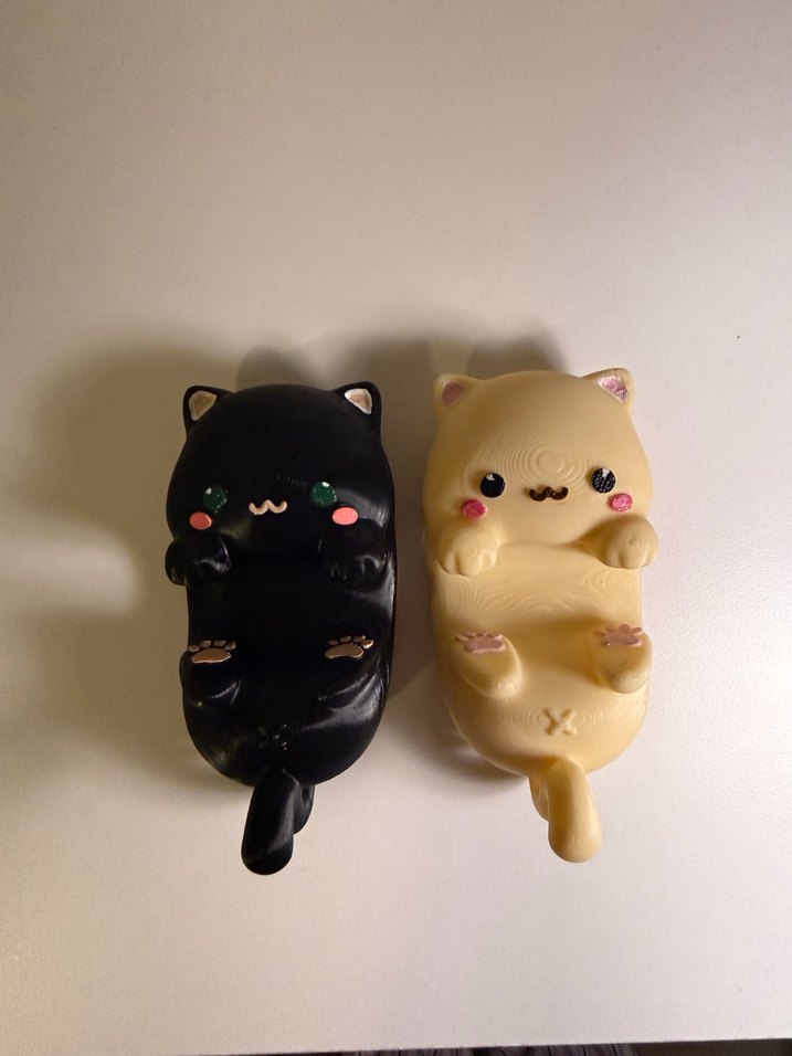 Sevimli Kedi Figürlü Telefon Tutucu - Görsel 2