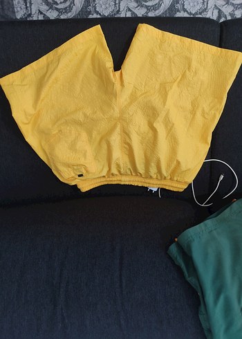 Sarı Erkek Mini Loose Fit Şort - Görsel 5