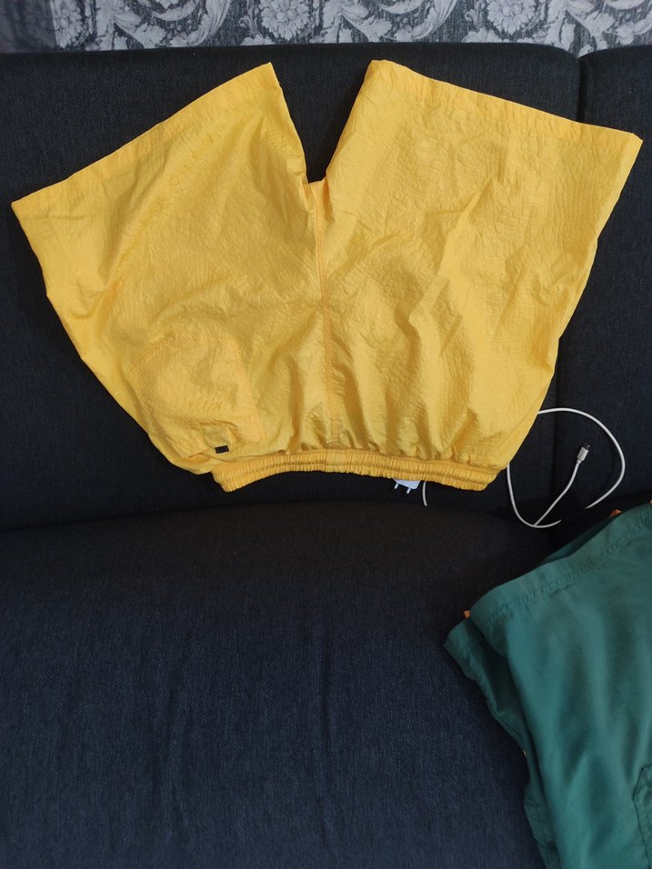 Sarı Erkek Mini Loose Fit Şort - Görsel 5