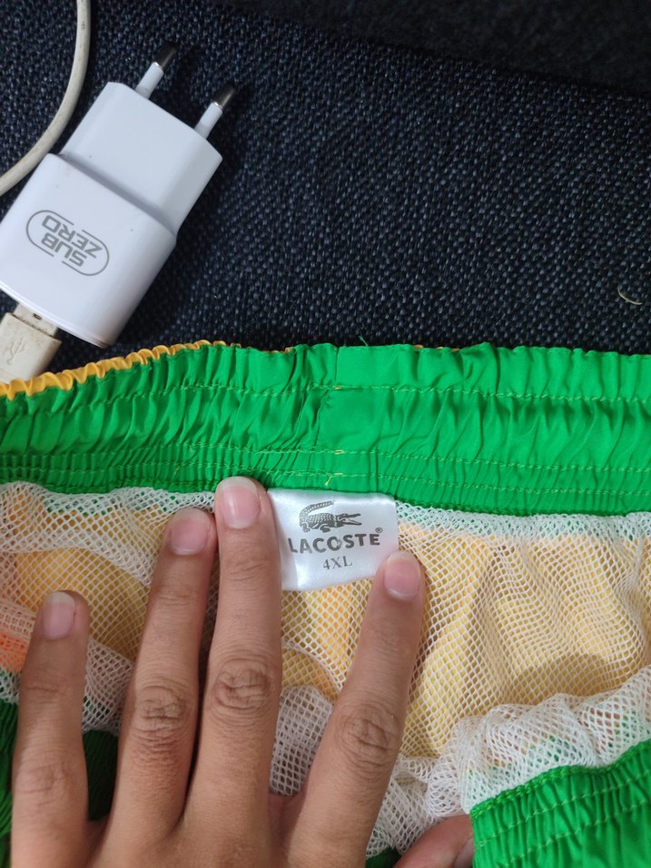 Sarı Erkek Mini Loose Fit Şort - Görsel 3