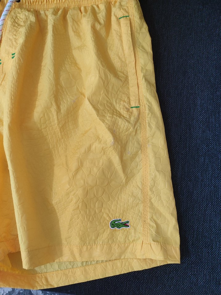 Sarı Erkek Mini Loose Fit Şort - Görsel 2