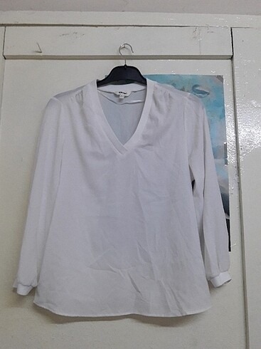 Koton beyaz gömlek bluz 