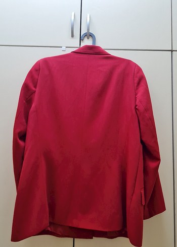 42 Beden kırmızı Renk kırmızı Düğmeli Kadın Blazer
