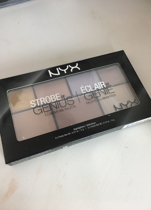 diğer Beden Nyx strobe of genius illuminating palet