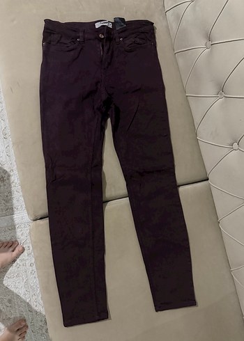 Loft Koyu Mor Slim Fit Jean Pantolon