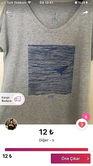 5 tişört