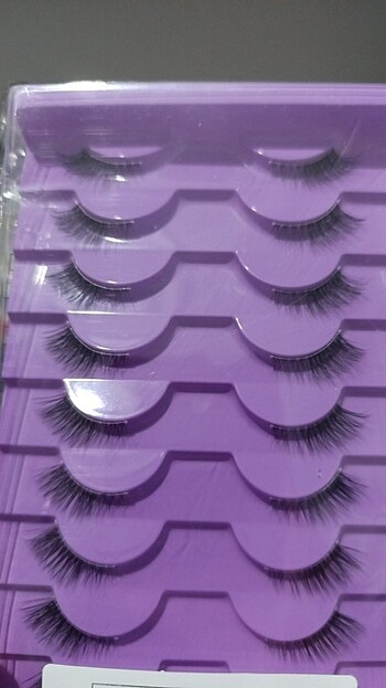 10 adet takma kirpik - Görsel 5