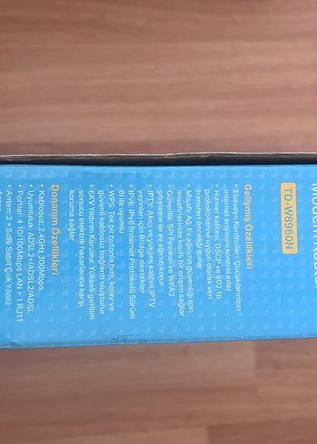 TP-Link N300 Kablosuz Modem Router Mavi - Görsel 2