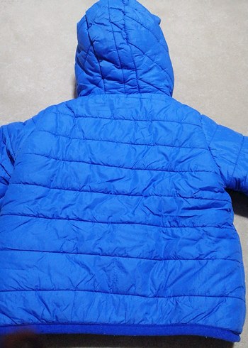 Hellobaby Kapüşonlu Mavi Erkek Çocuk Mont - Görsel 2