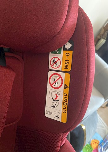 Baby plus Koyu Kırmızı Çocuk Oto Koltuğu - Görsel 3