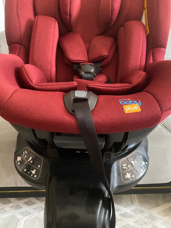 Baby plus Koyu Kırmızı Çocuk Oto Koltuğu - Görsel 4