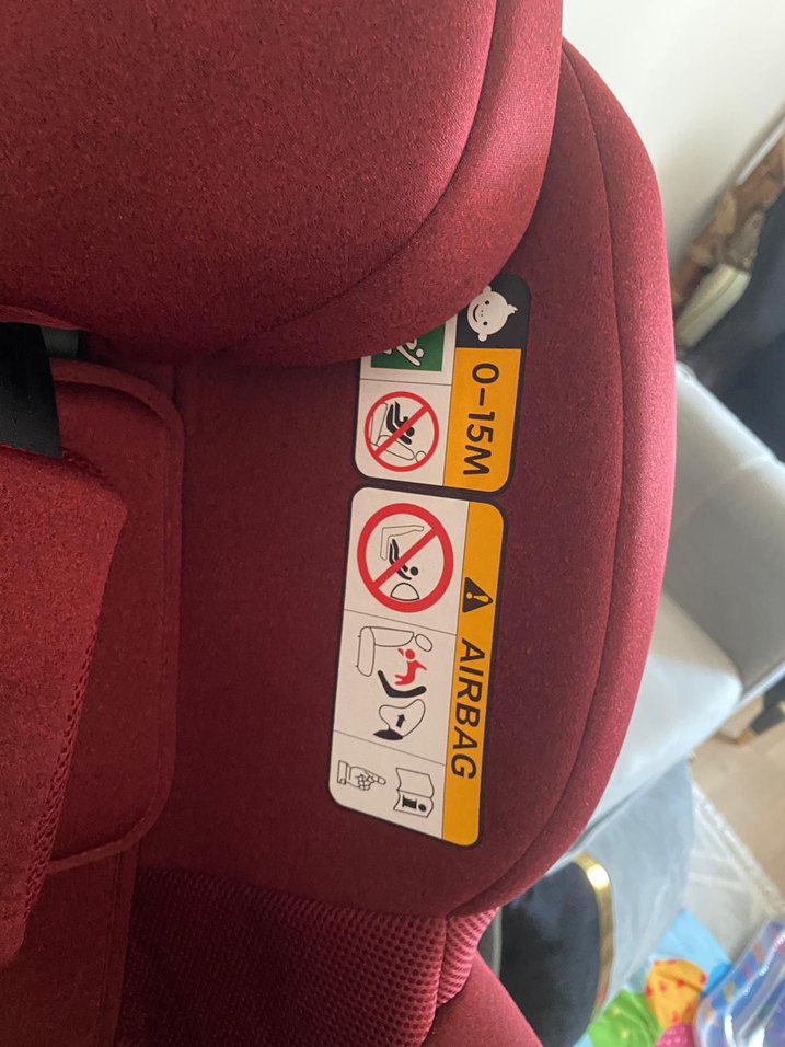 Baby plus Koyu Kırmızı Çocuk Oto Koltuğu - Görsel 3
