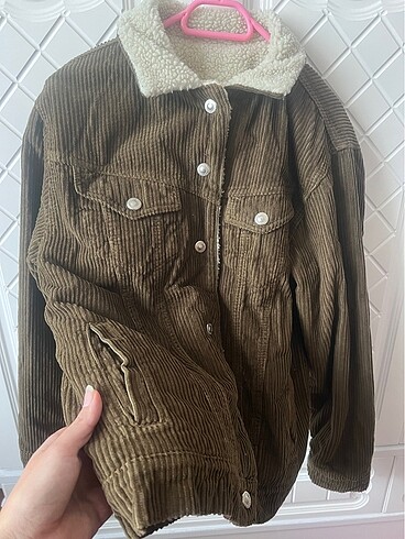 Topshop kürklü fitilli mont - Görsel 5