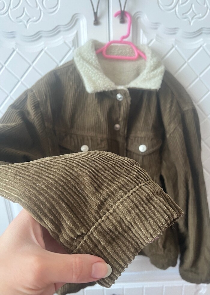 Topshop kürklü fitilli mont - Görsel 4