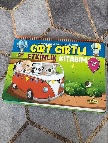 Cırt cırtlı etkinlik kitabı