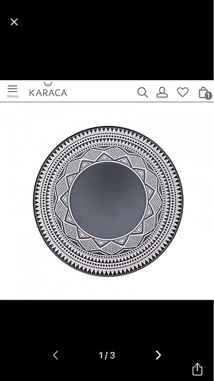 Karaca pasta tabağı 6 adet