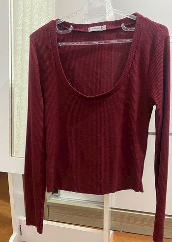Bordo bluz - Görsel 2