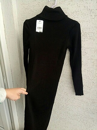 Addax Siyah elbise