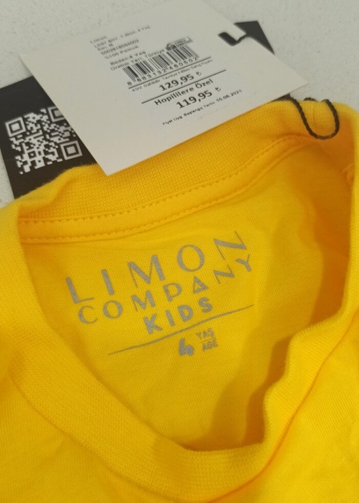 LİMON ERKEK ÇOCUK T-shirt  - Görsel 5