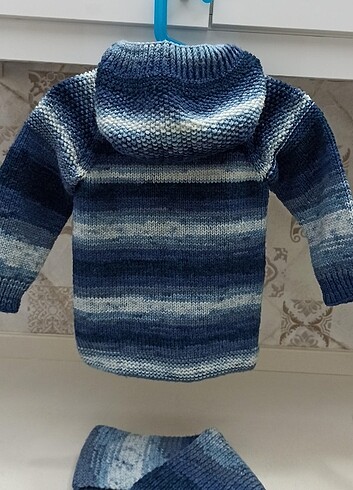 ERKEK BEBEK KAPŞONLU HIRKA  - Görsel 2