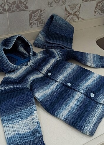 ERKEK BEBEK KAPŞONLU HIRKA  - Görsel 4