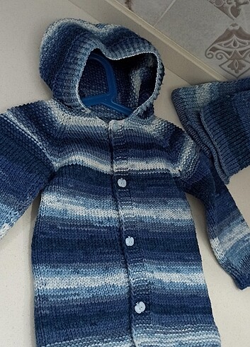 ERKEK BEBEK KAPŞONLU HIRKA  - Görsel 3
