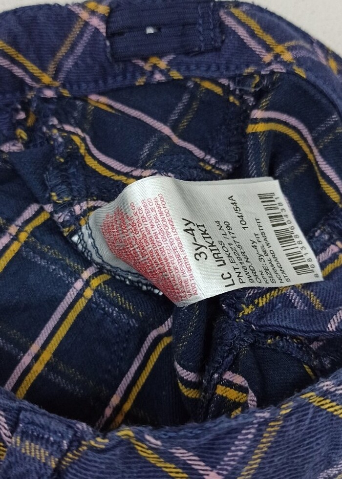 LC WAİKİKİ KIZ ÇOCUK PANTOLON (Hediyeli) - Görsel 4