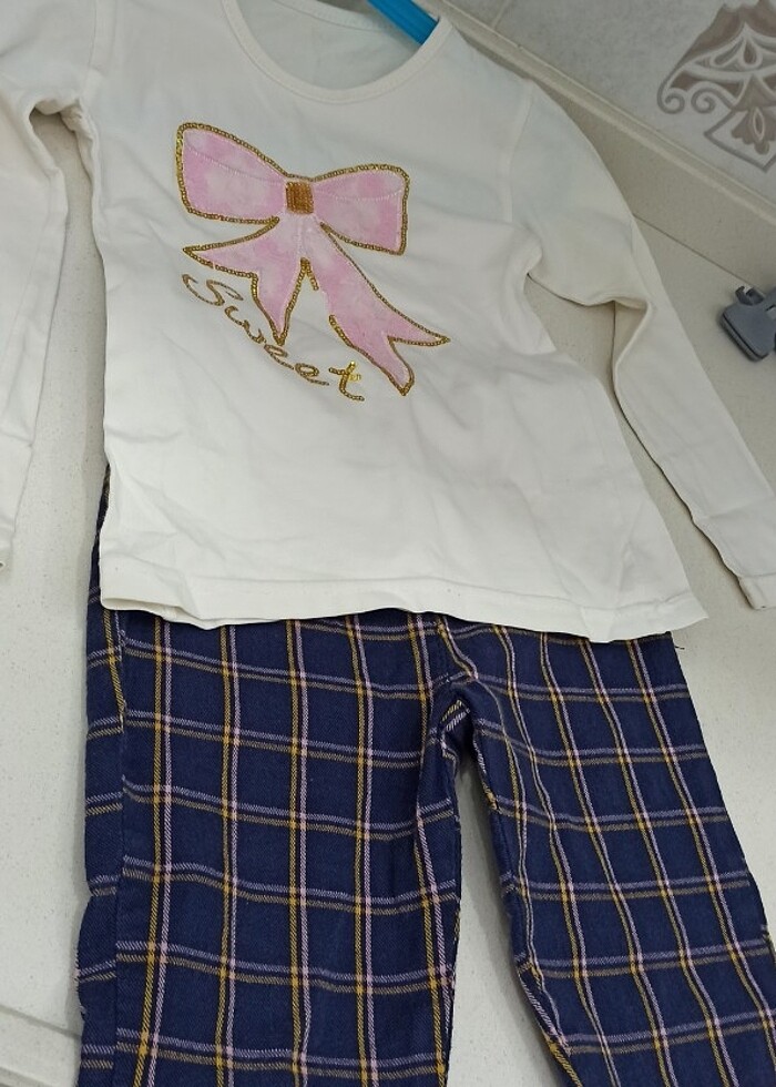 LC WAİKİKİ KIZ ÇOCUK PANTOLON (Hediyeli) - Görsel 5