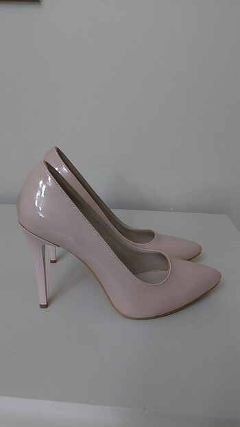 Stiletto pudra ince topuk 