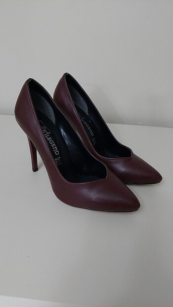  Stiletto bordo ince topuk uzun
