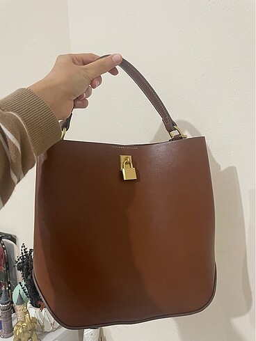 Mango Kilitli Shopper Çanta