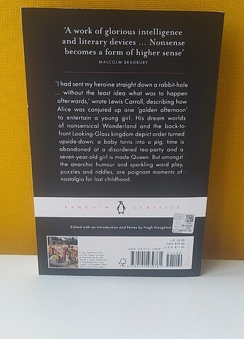 Beden Lewis Carroll Alice's Adventures in wonderland