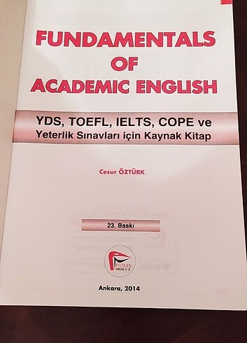 fundamentals of academic english - Cesur Öztürk