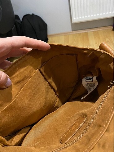 Beden kahverengi Renk kahverengi kemer detayli, askılı kol çantası