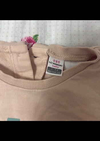 Kız Çocuk Pembe Minnie Baskılı Pamuklu Eşofman - Görsel 3