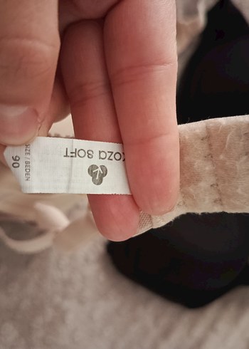 Konforlu Beyaz ve Siyah Sütyen Seti - Görsel 5