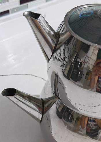 Paslanmaz Çelik Çaydanlık Seti - Görsel 6