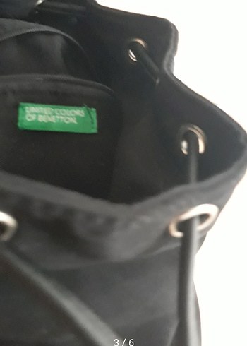 Benetton benetton siyah Goth Tarzı Kadın Sırt Çantası