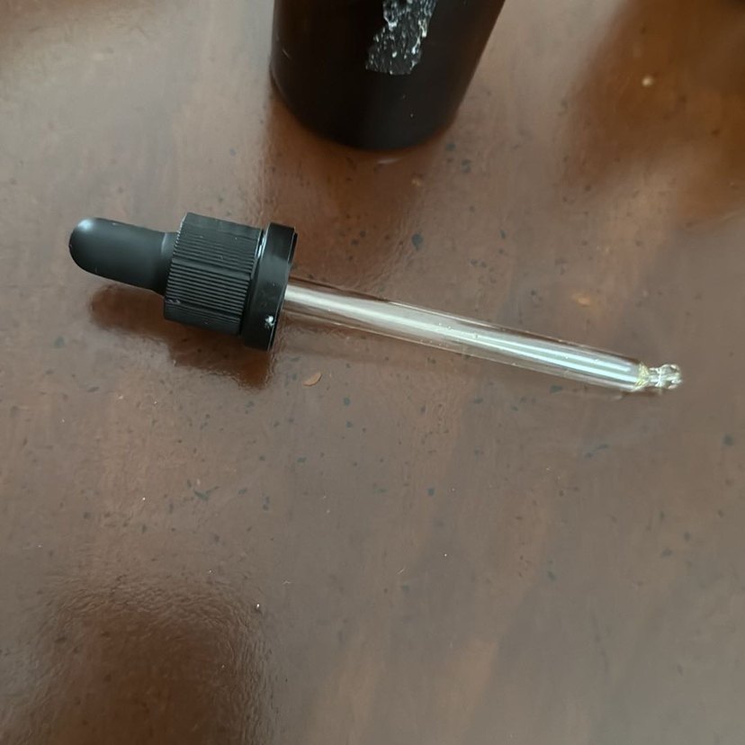 3 lü boş cam saç yüz serum şişeleri - Görsel 5