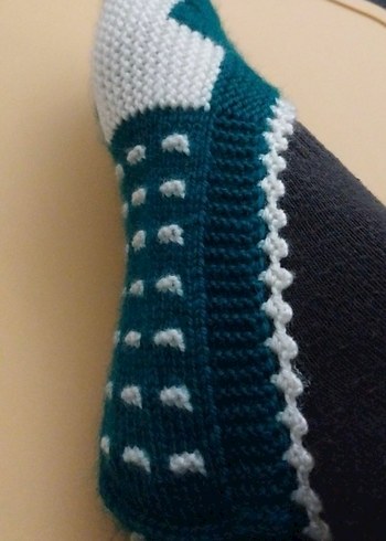 Nakışlı El işi Örgü Ev Patiği çeyizlik - Görsel 5