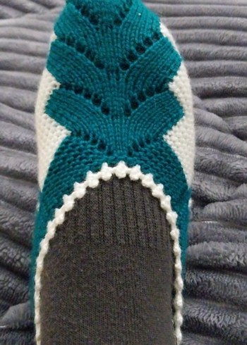 Nakışlı El işi Örgü Ev Patiği çeyizlik - Görsel 7