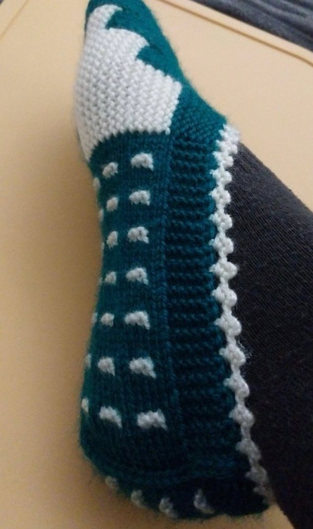 Nakışlı El işi Örgü Ev Patiği çeyizlik - Görsel 5