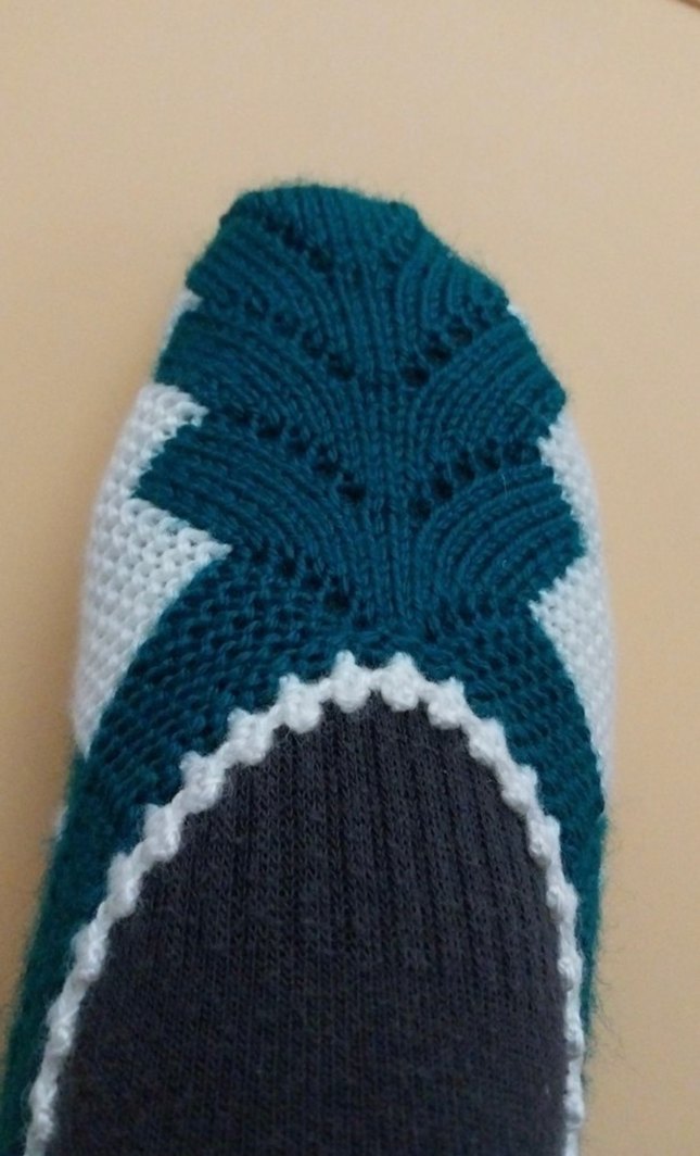 Nakışlı El işi Örgü Ev Patiği çeyizlik - Görsel 4