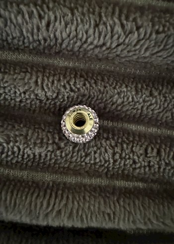 Pandora bileklik charm taşlı lila rengi - Görsel 3