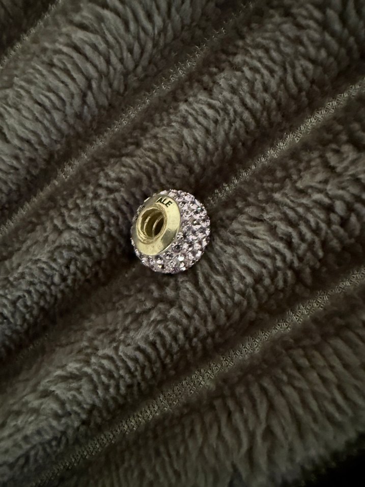 Pandora bileklik charm taşlı lila rengi - Görsel 2