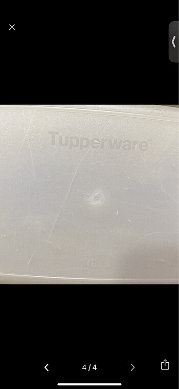 Beden mor Renk Tupperware saklama kabı